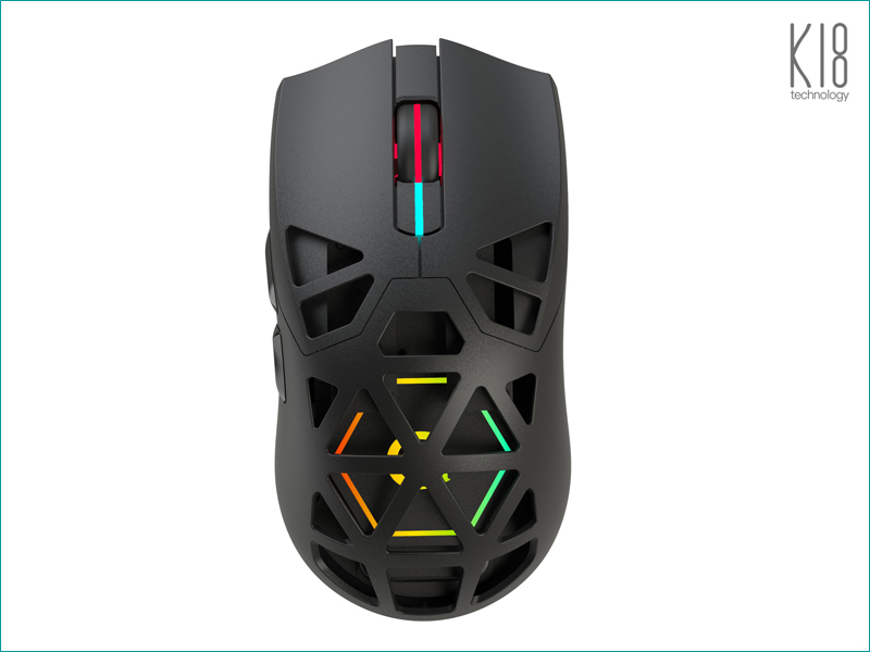 Lightweigh gaming mouse with removable battery